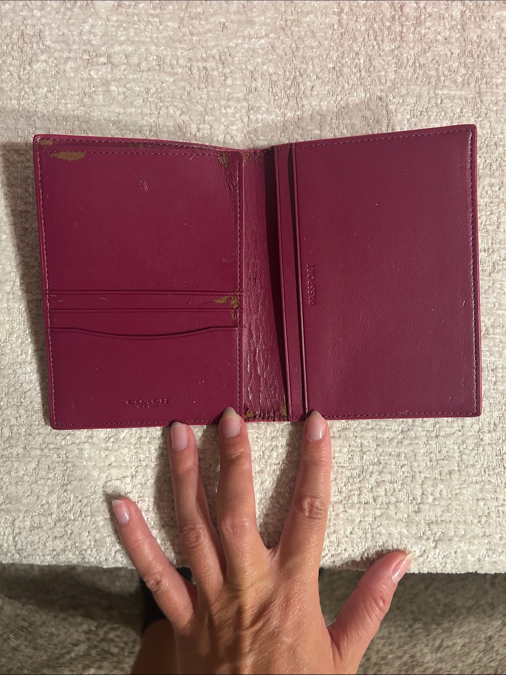 Coach Passport Holder - Picture 2 of 5